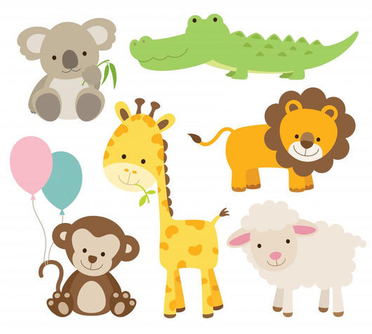 Animal Set Wall Decal
