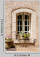 Stone French Window Wall Decal