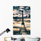 Sky Colors Over Eiffel Wall Decal