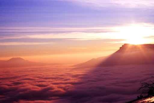 Mountain Ridge With High Wall Decal