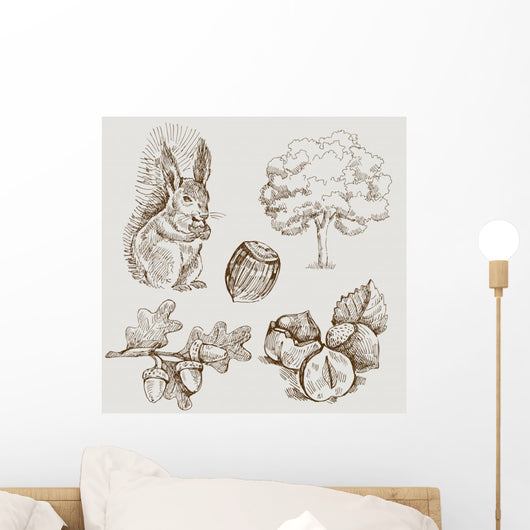 Set Forest Wall Decal