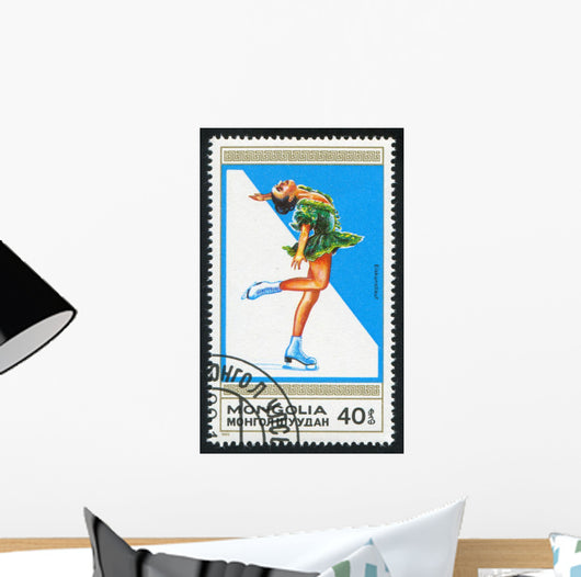 figure skate Wall Mural