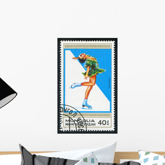 figure skate Wall Mural