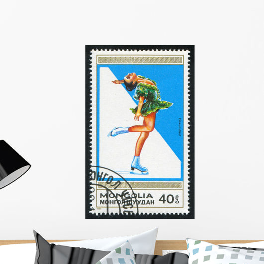 figure skate Wall Mural