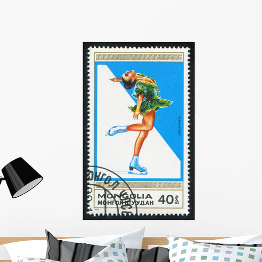 figure skate Wall Mural