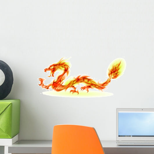 Fire Dragon Wall Decal