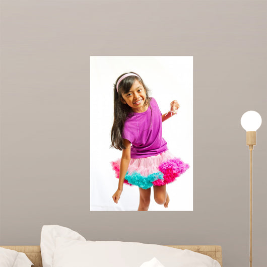 Ethnic Little Girl Dancing