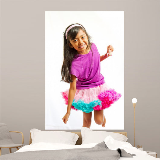 Ethnic Little Girl Dancing