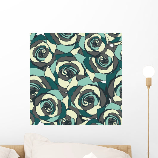 Floral Seamless Texture Wall Decal