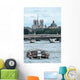 View of the Seine in Paris Wall Mural