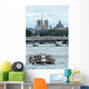 View of the Seine in Paris Wall Mural