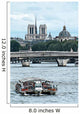 View of the Seine in Paris Wall Mural