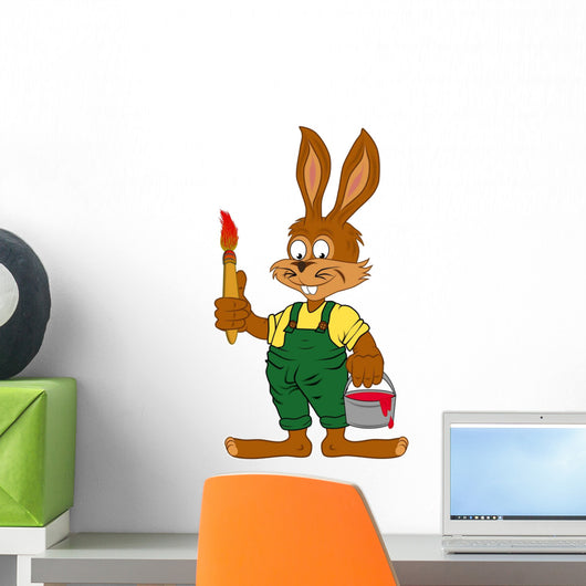 Easter Bunny with Brush