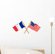 America and France Alliance Wall Decal