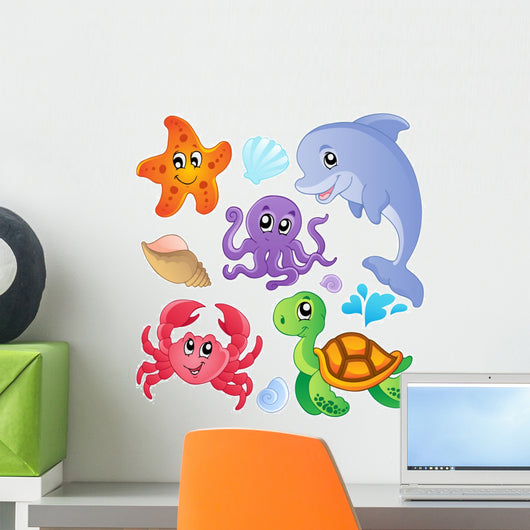 Sea Fishes and Animals
