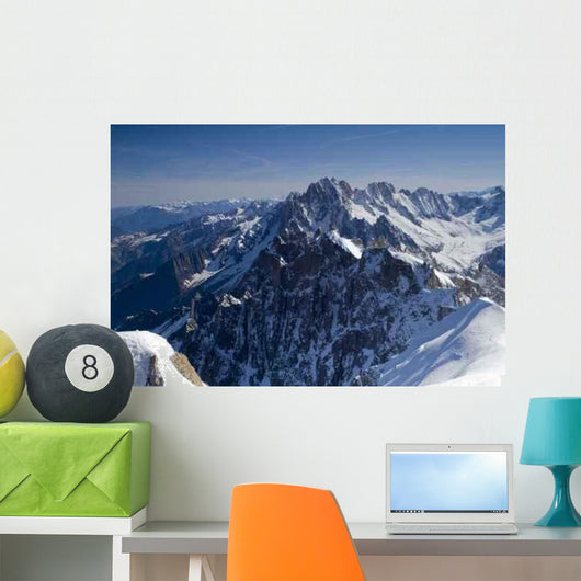 Mont Blanc Wide Shot Wall Decal