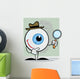 Detective Eyeball Holding Magnifying