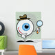 Detective Eyeball Holding Magnifying