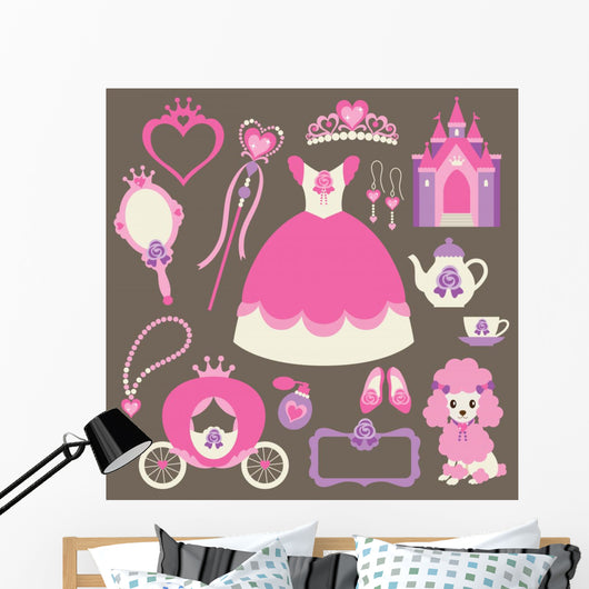 Little Princess Set Wall Mural