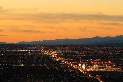 Las Vegas Aerial Shot Wall Decal