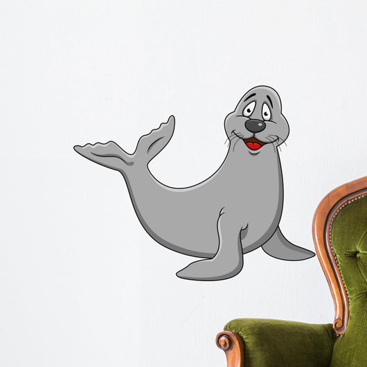 Funny Seal Cartoon Wall Decal