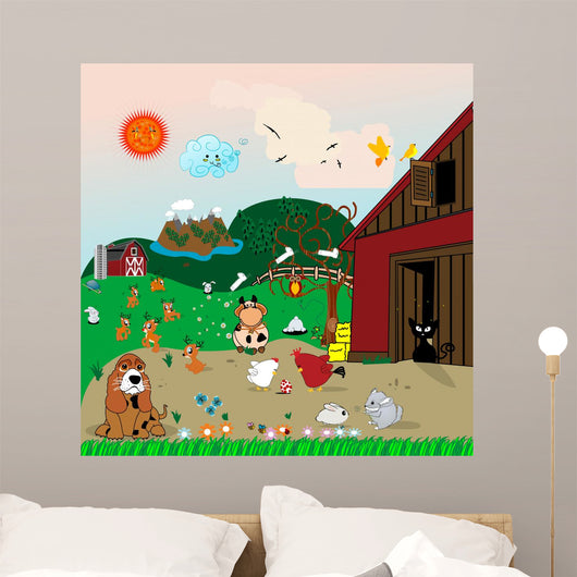 Farm Animals Illustration