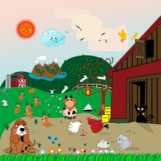 Farm Animals Illustration
