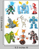 cartoon robots Wall Decal