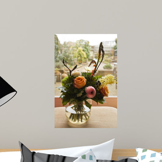 Bouquet Flowers Window