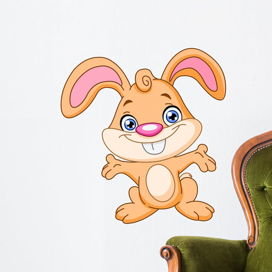 Happy bunny Wall Decal