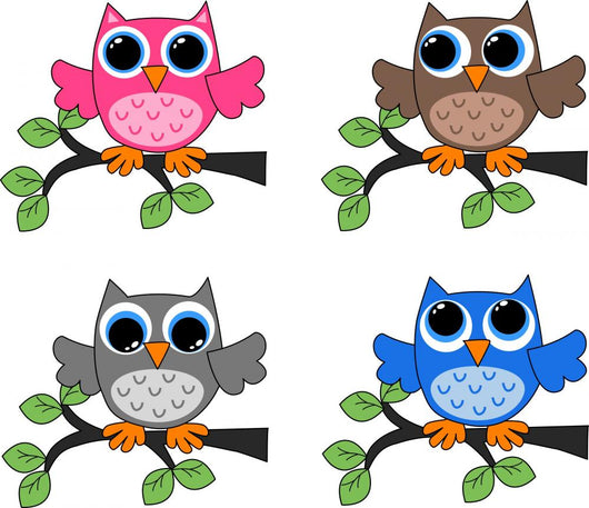 Owls Wall Mural