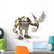 Knight with Steel Bird Wall Mural