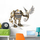 Knight with Steel Bird Wall Mural