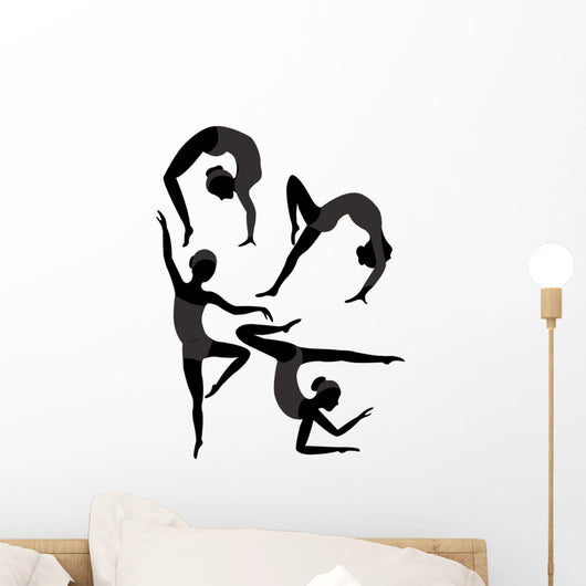 Gymnasts Wall Mural