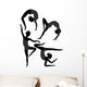 Gymnasts Wall Mural