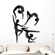 Gymnasts Wall Mural