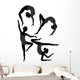 Gymnasts Wall Mural