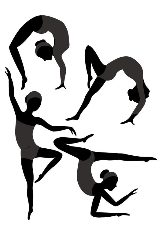 Gymnasts Wall Mural