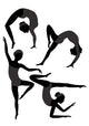 Gymnasts Wall Mural