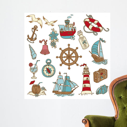 Doodle Sea Elements for