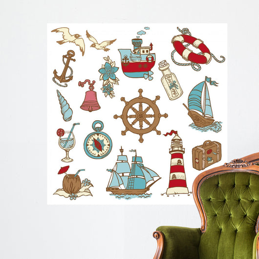 Doodle Sea Elements for