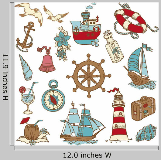 Doodle Sea Elements for