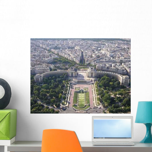 Paris From Eiffel Tower Wall Decal
