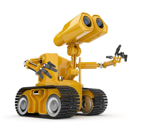 Futuristic Robot Talk Artificial Wall Decal