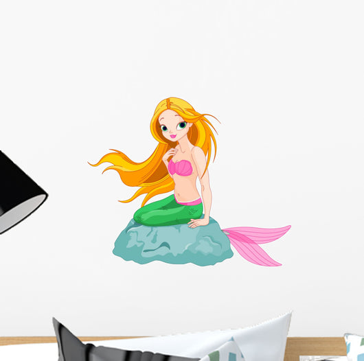 Beautiful Mermaid Wall Decal