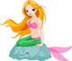 Beautiful Mermaid Wall Decal