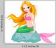 Beautiful Mermaid Wall Decal