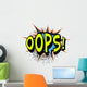 Oops. Comic book explosion. Wall Mural