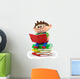 Little Boy Reading Wall Decal