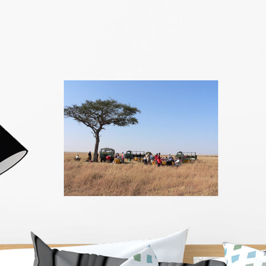 Breakfast in the Masai Mara Wall Mural